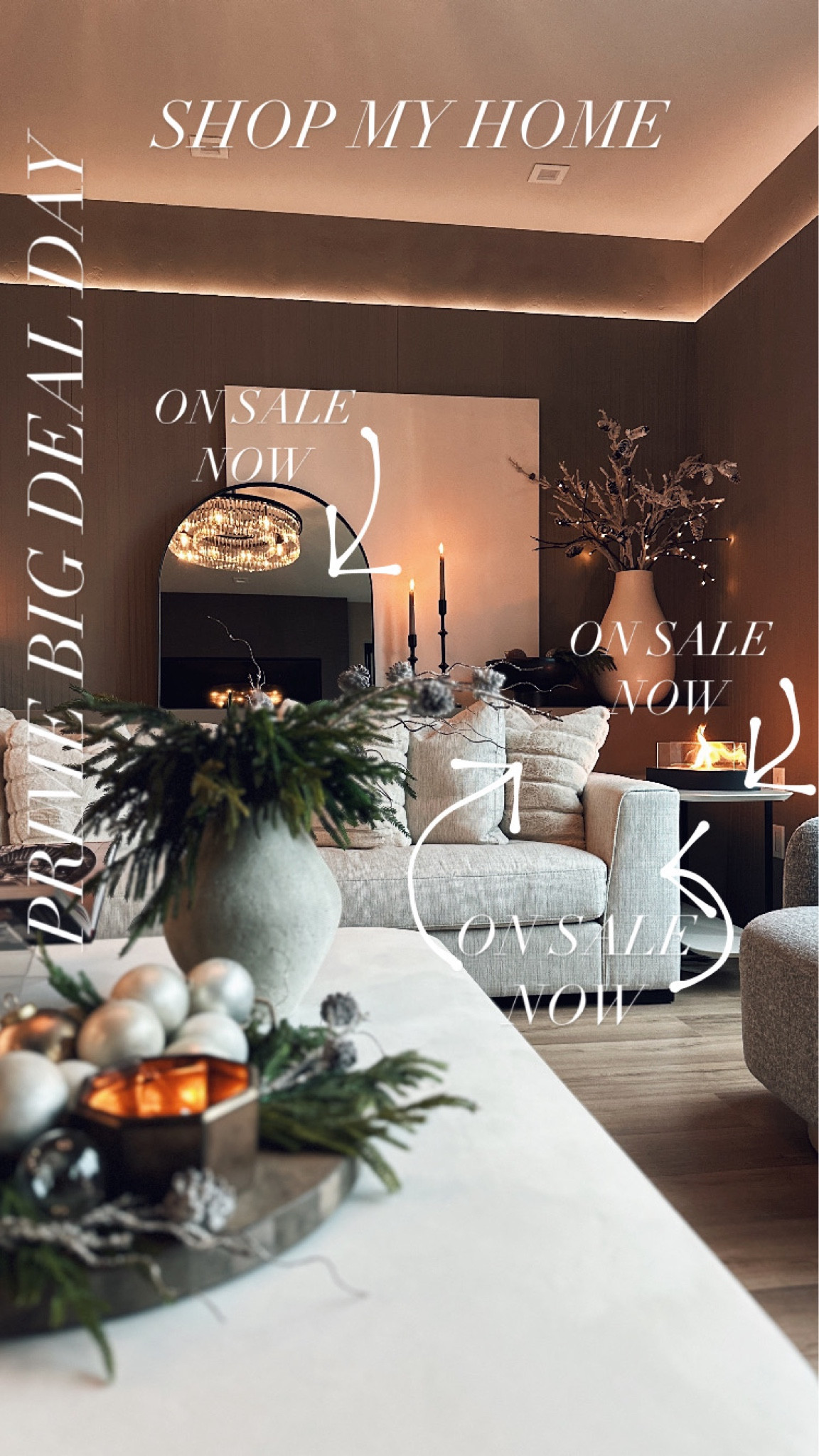 There are so many of my home decor on sale now during the AMAZON PRIME BIG DEAL DAY! I can’t believe the sale price on some of these things.  My sofa alone is OVER $100 off! The mirror, pillows and tabletop fire pit are also on sale. Can you find any additional items?

#LTKHome #LTKHoliday #LTKxPrimeDay