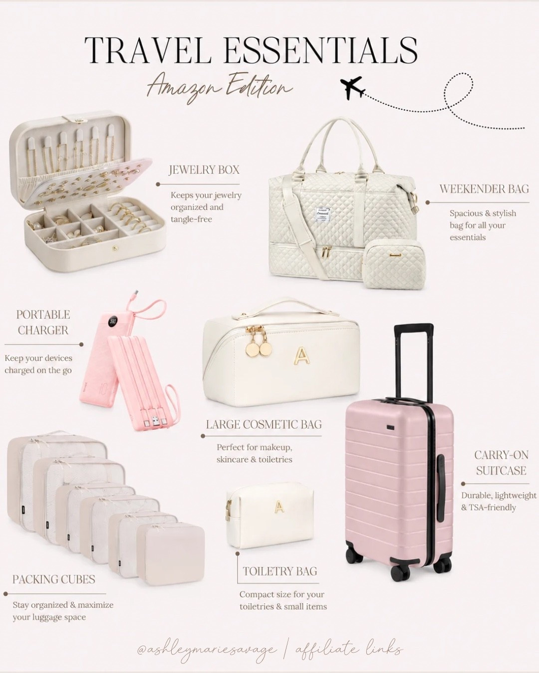 Amazon travel essentials you will actually use!!!! ✈️🧳✨These are the best pieces to stay organized while on the go!!!

#LTKHome #LTKSaleAlert #LTKTravel