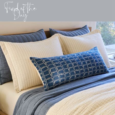 Embrace the classic sophistication of the blue and white color combination with these bed sheet sets and lumbar decorative pillows! Ideal for adding soft color into your home  

#LTKFamily #LTKFindsUnder100 #LTKHome