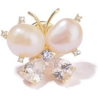 stunning Butterfly Brooch Pin, Pearl Rhinestone Lapel Suit Brooch, Cloak Sweater Gift For Girlfriend, Women Jewellery | Etsy (US)