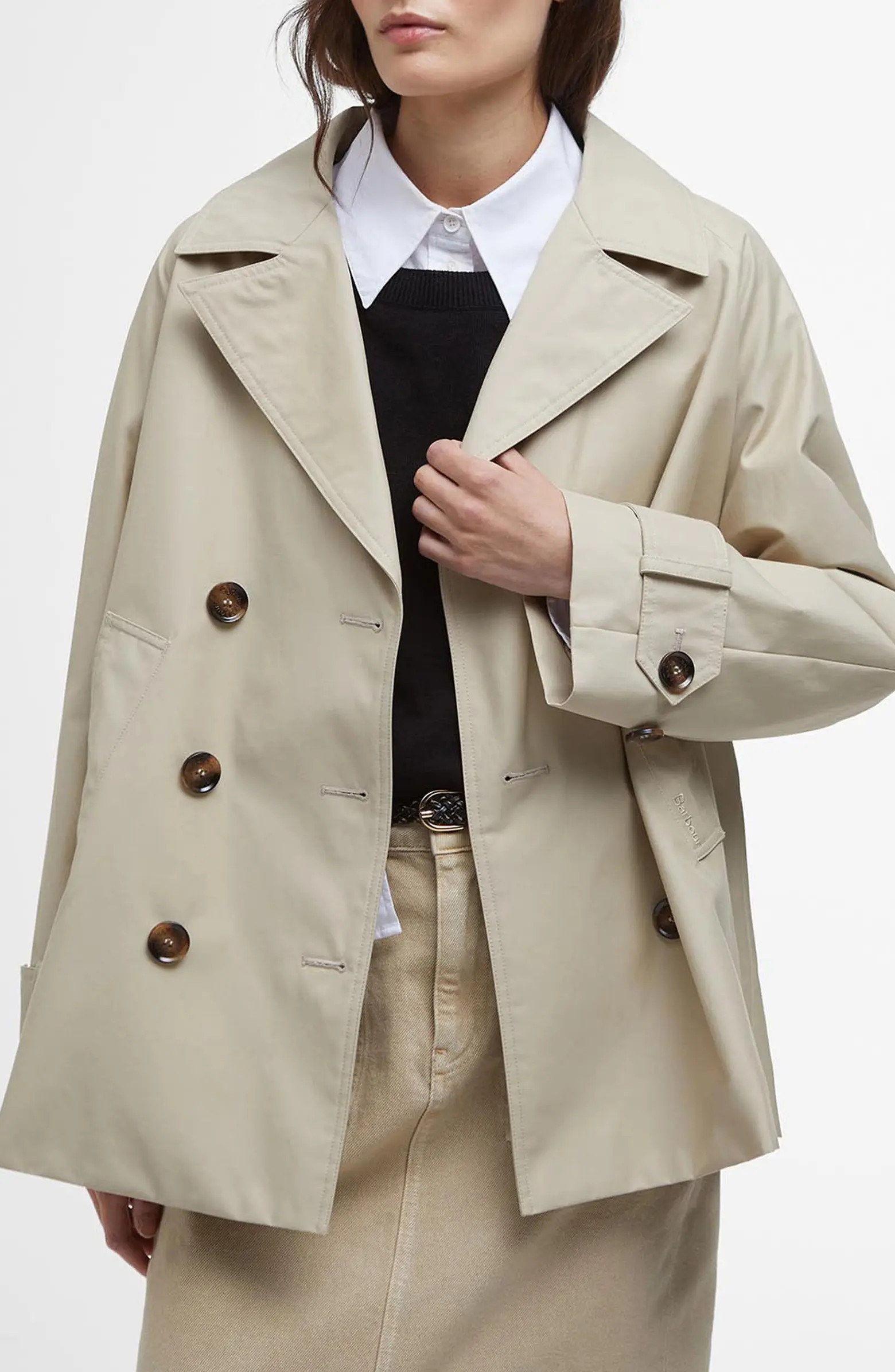 Maisy Showerproof Double Breasted Jacket | Nordstrom