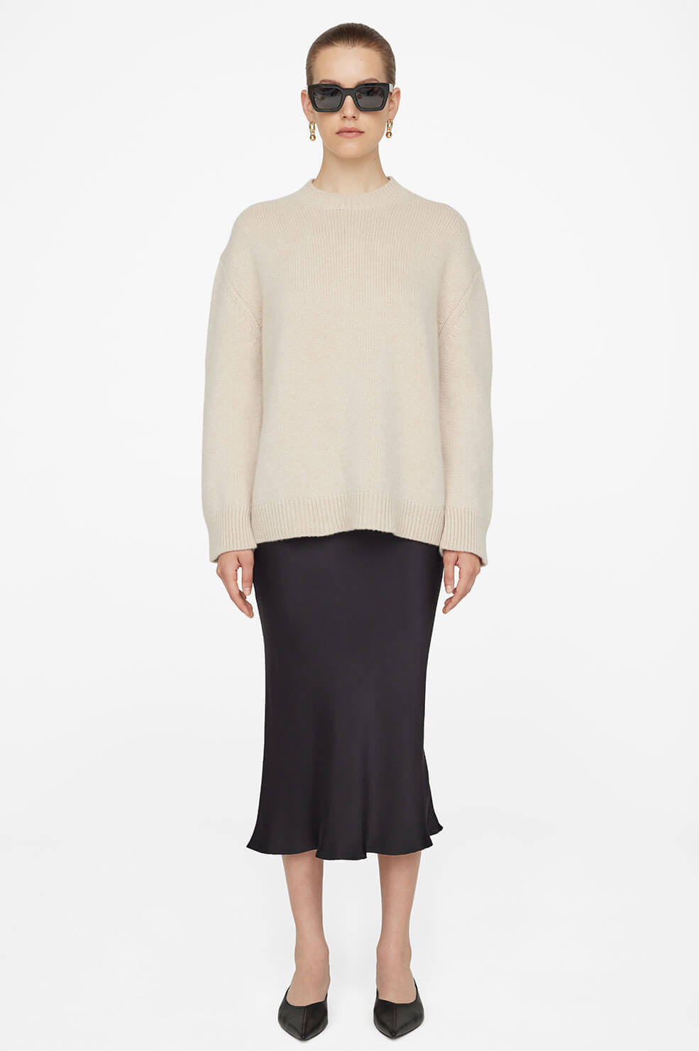 Bar Silk Skirt | Anine Bing