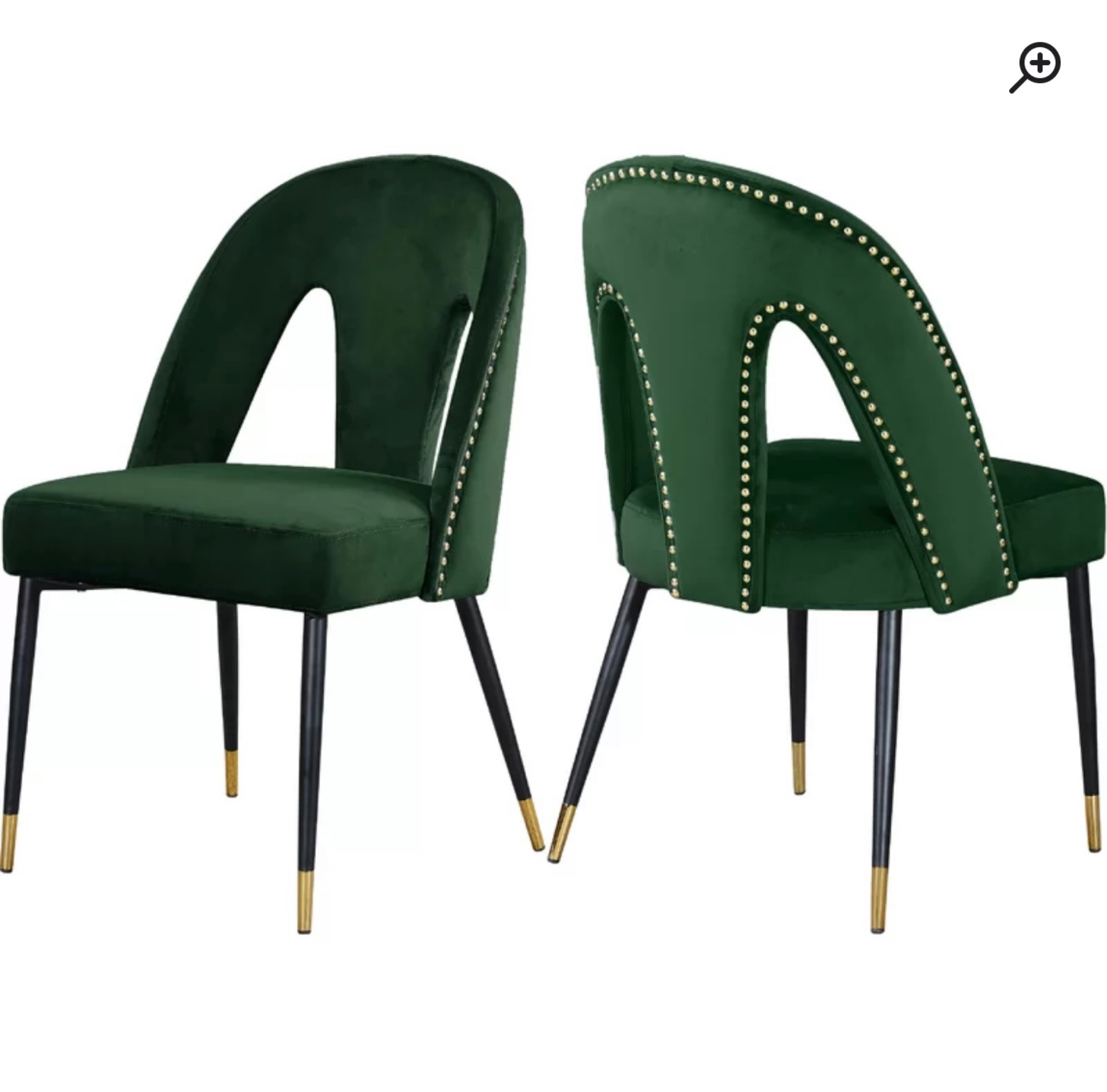 This emerald green is absolutely stunning!! These dining chairs are so chic 

#LTKhome #LTKstyletip #LTKFind