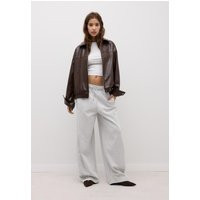 Stradivarius Oversize-Kunstlederjacke Braun L | Stradivarius DE
