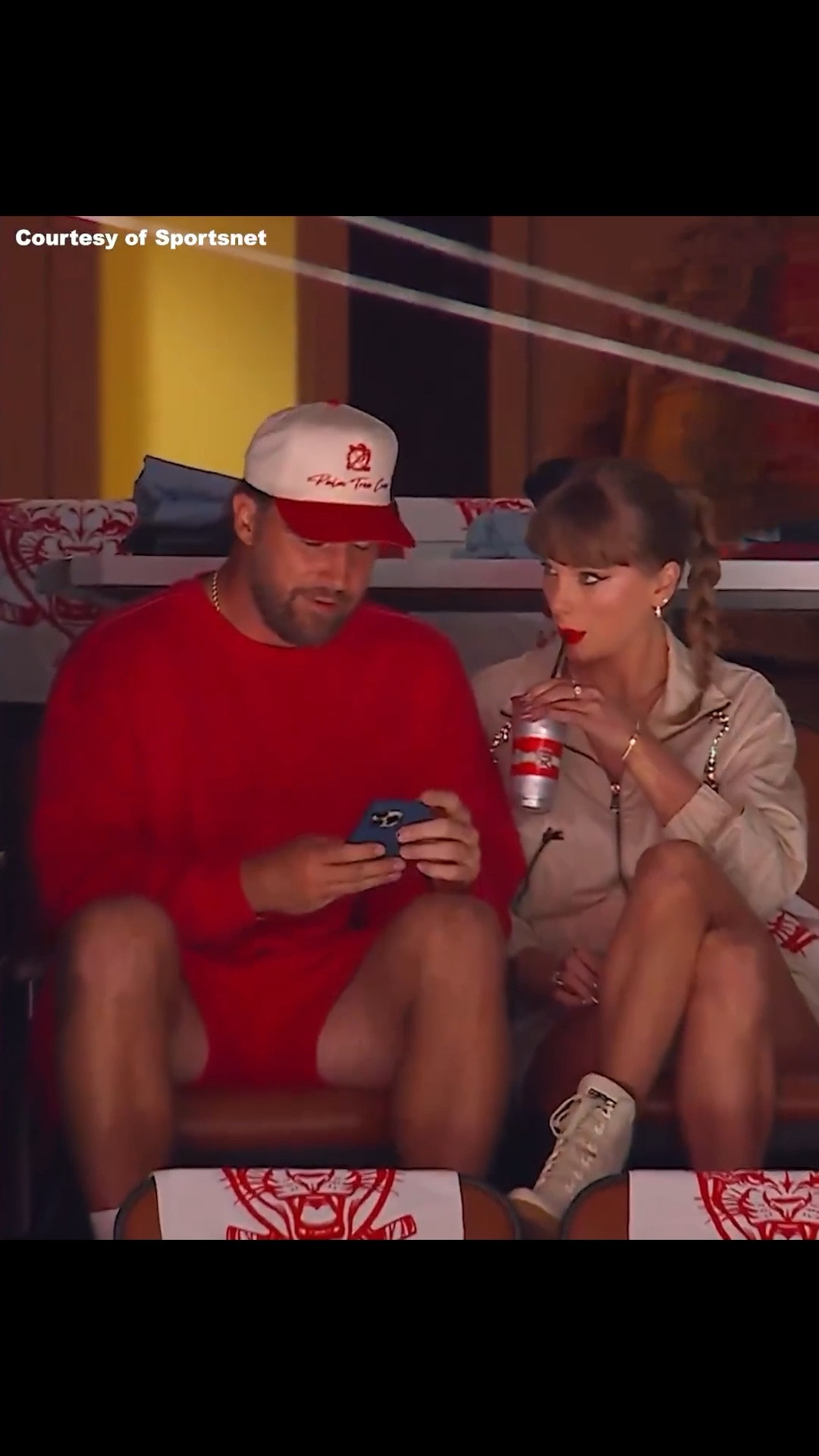 Taylor Swift's Crystal Trim Track Jacket and Crystal Trim Track Short 

#LTKStyleTip