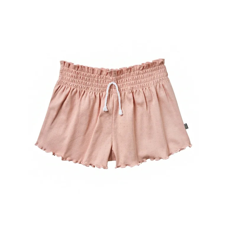 Modern Moments by Gerber Toddler Girl Organic Smocked Wide Leg Short, Sizes 12M-5T | Walmart (US)