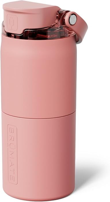 Br\u00fcMate Rise 18oz Water Bottle with Covered Silicone Straw | 100% Leakproof Insulated Kids W... | Amazon (US)