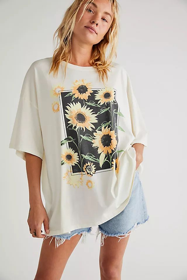Sunflower Box One Size Tee | Free People (Global - UK&FR Excluded)