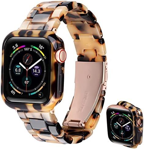 Omter Band with Bumper Compatible with Apple Watch 45mm 44mm 42mm 41mm 40mm 38mm, Women Men Fashi... | Amazon (US)