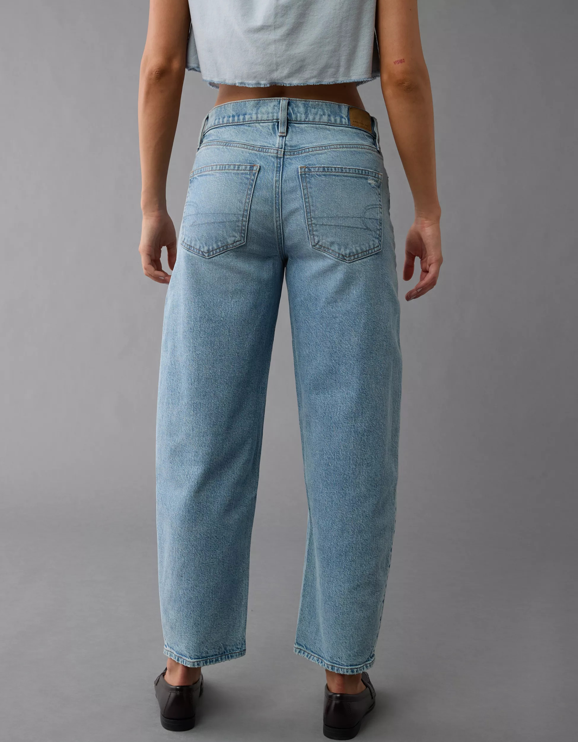 AE Stretch Barrel Jean | American Eagle Outfitters (US & CA)