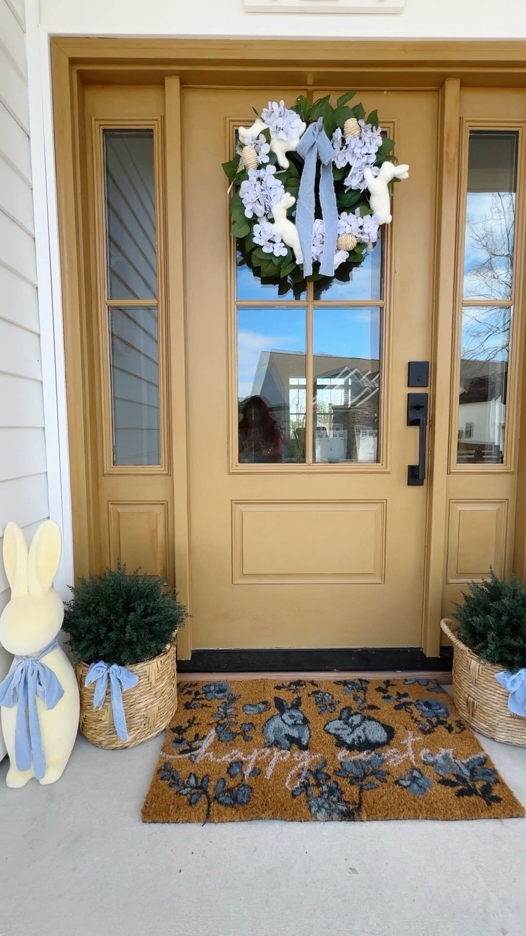 Coastal Easter Front Porch Styling🩵 coastal style, coastal decor, porch decor, porch styling, front porch decor, Easter porch, Easter decor, Easter home, spring decor, spring styling, spring porch, spring refresh, spring decor, spring home, coastal grandmother 

#LTKWatchNow #LTKSpringSale #LTKHome