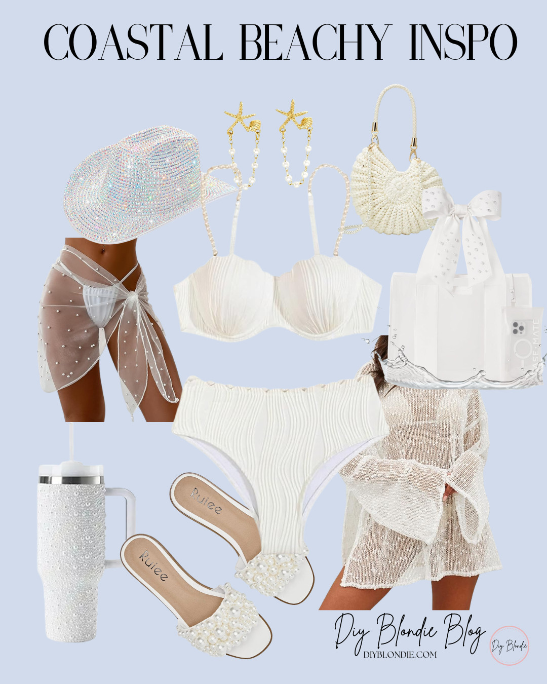 beachy chic, mermaid chic, coastal glam, vacation outfits, beachy outfits, resort outfits, vacation wear, summer style, beach vacation outfits, coastal grandmother, coastal style 

 