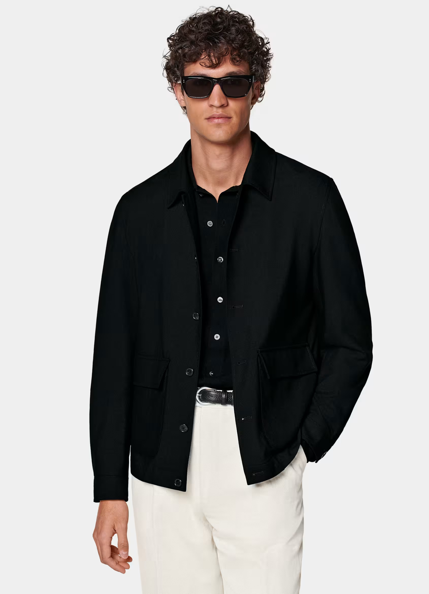 Black Bomber Jacket | Suitsupply (US)