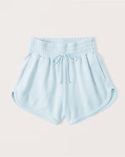 Women's Dolphin-Hem Fleece Shorts | Women's | Abercrombie.com | Abercrombie & Fitch (US)