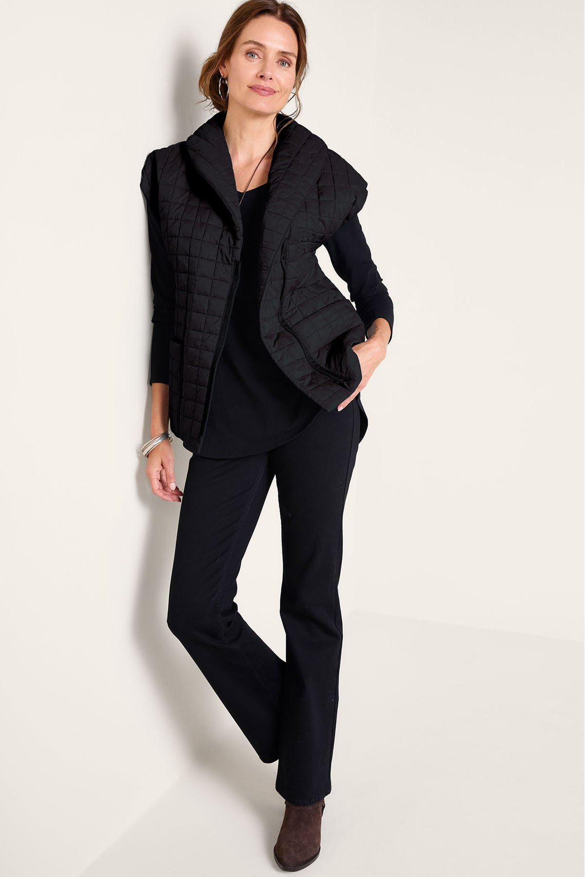 Daybreaker Lightweight Quilted Vest | Soft Surroundings