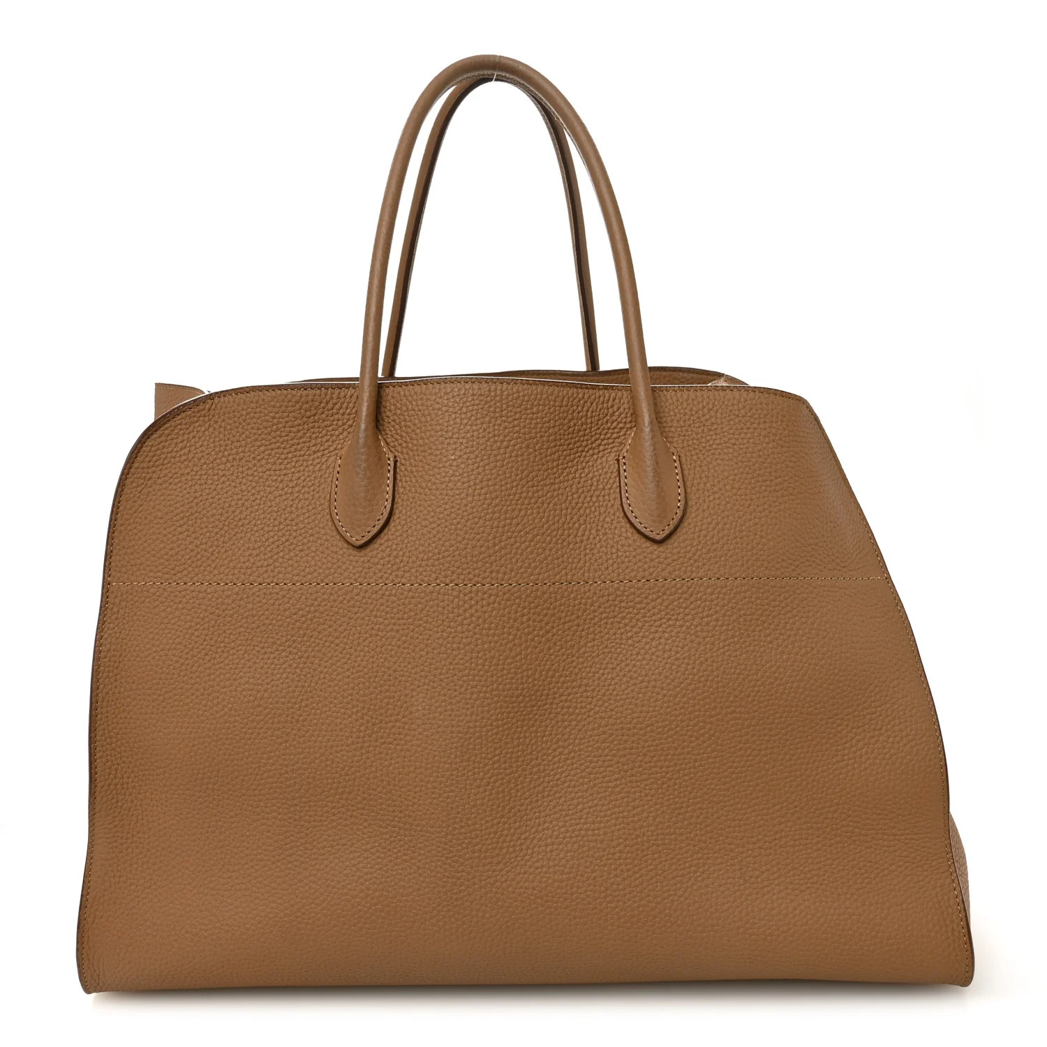 Matte Grained Calfskin Soft Margaux 17 Dark Taupe | FASHIONPHILE (US)