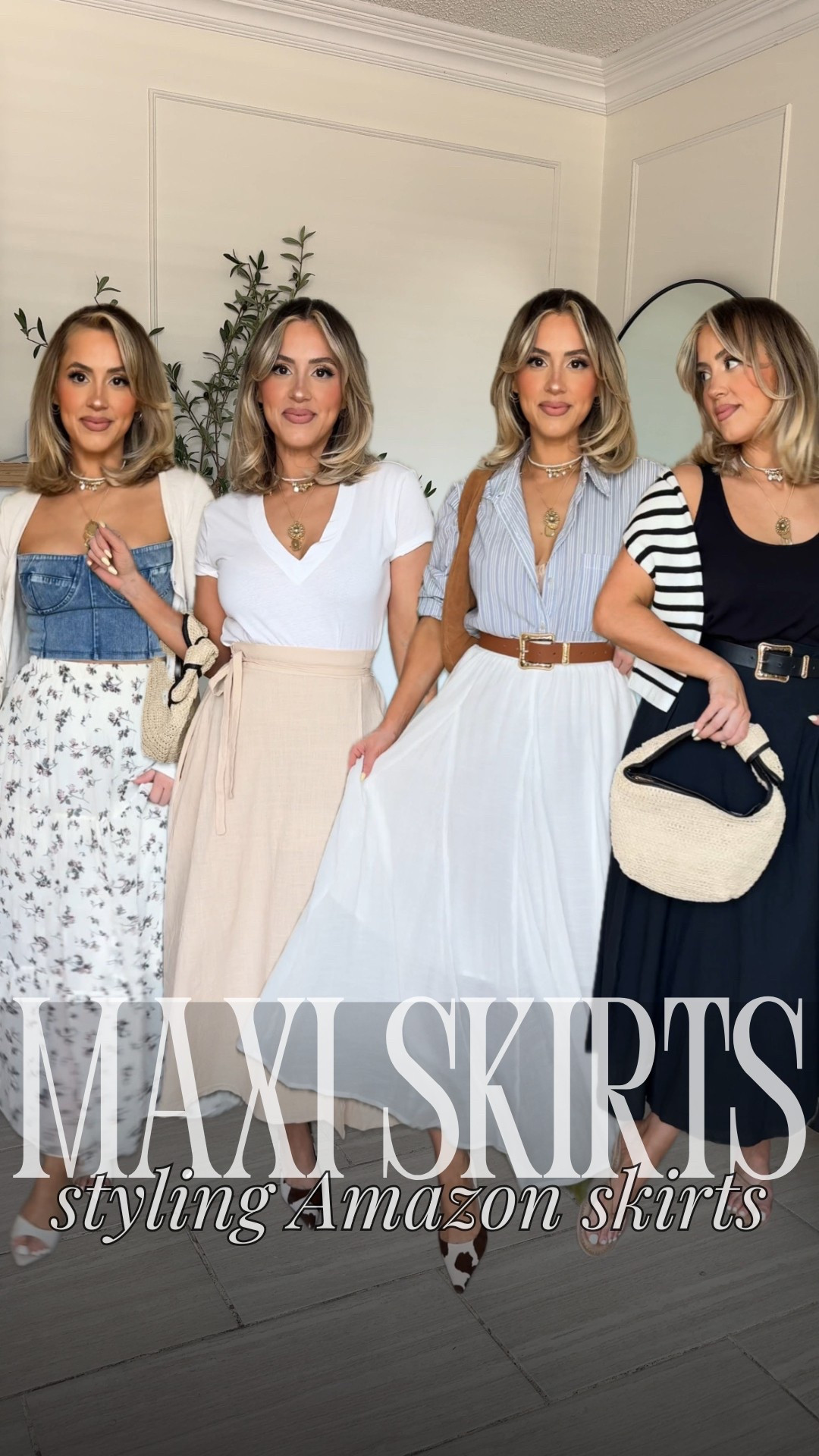 Styling my favorite AMAZON MAXI SKIRTS for Springgggg 🌸🥳🙌🏼😍

Wearing a small in all of them babes! 

Follow my shop @ImLola on the @shop.LTK app to shop this post and get my exclusive app-only content!

#liketkit #LTKStyleTip #LTKFindsUnder50 #LTKU
@shop.ltk
https://liketk.it/598Ht

#LTKFindsUnder50 #LTKStyleTip #LTKU