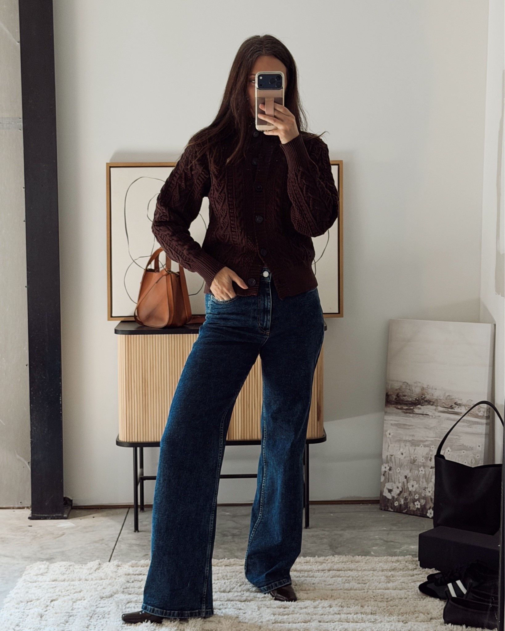 Wearing small sweater and 27” jeans

#LTKSaleAlert #LTKOver40 #LTKSeasonal