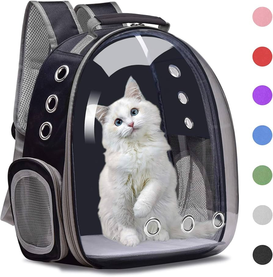 Henkelion Backpack Carrier/Bubble Carrying Bag for Small Medium Dogs Cats, Space Capsule Pet Carr... | Amazon (US)