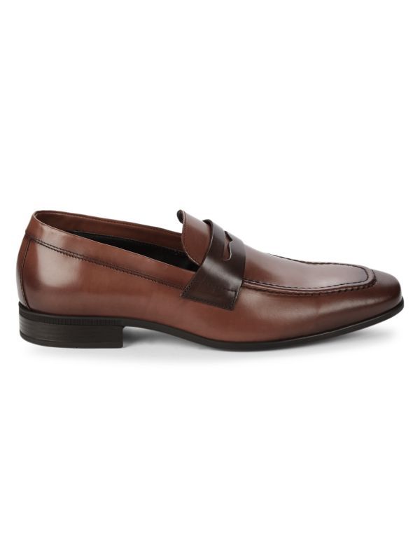 Mineo Leather Penny Loafers | Saks Fifth Avenue OFF 5TH
