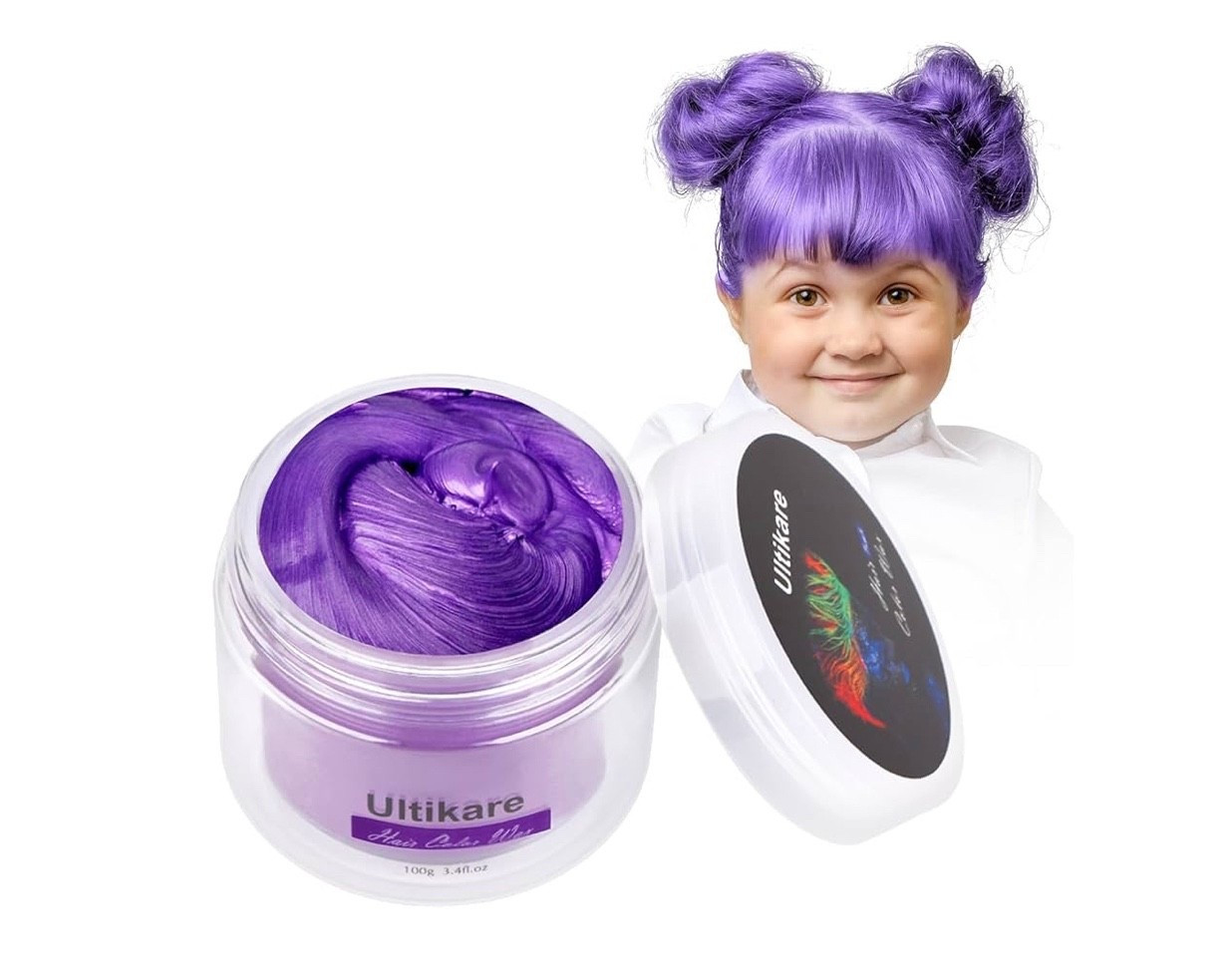 Temporary purple hair gel 

#LTKKids #LTKStyleTip #LTKParties