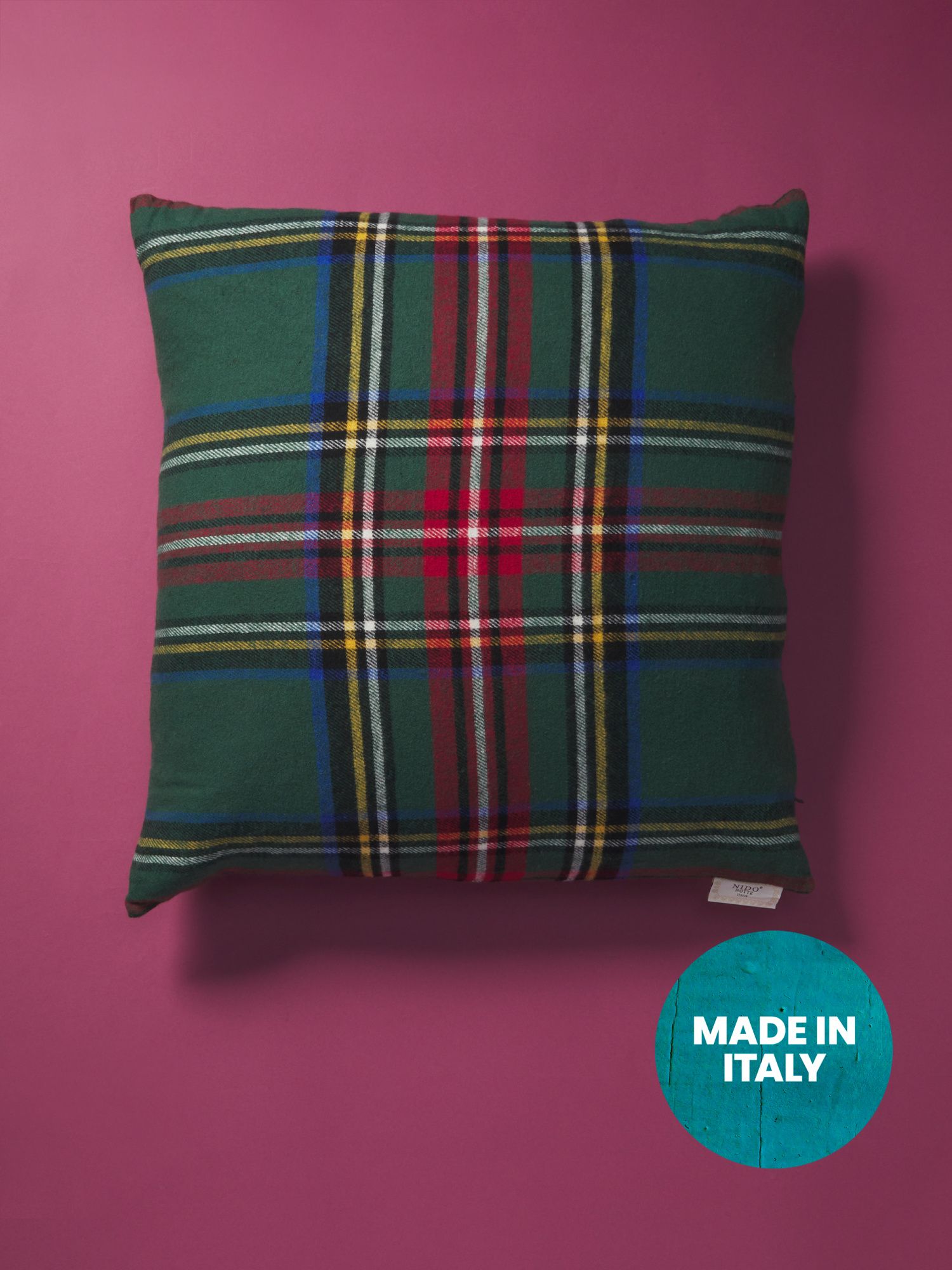 24x24 Plaid Patterned Pillow | Throw Pillows | HomeGoods | HomeGoods