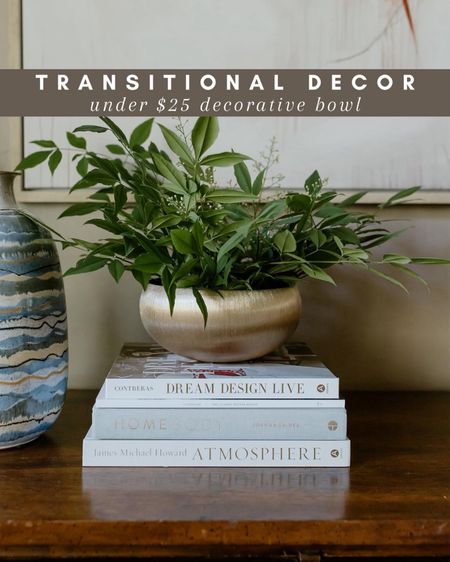 Beautiful transitional decor ✨ Here I put some faux stems inside this decorative accent bowl! Add some coffee table books underneath for a more elevated look! 

Accent home decor, home finds, home decor, under $25, accent pieces, interior design, how to style coffee table books, under $25 gift ideas, faux plants, interior spaces, console style, media table, Living room, bedroom, guest room, dining room, entryway, seating area, family room, Modern home decor, traditional home decor, budget friendly home decor, Interior design, shoppable inspiration, curated styling, beautiful spaces, classic home decor, bedroom styling, living room styling, dining room styling, look for less, designer inspired, Amazon, Amazon home, Amazon must haves, Amazon finds, amazon favorites, Amazon home decor #amazon #amazonhome



#LTKHome #LTKFindsUnder50 #LTKStyleTip