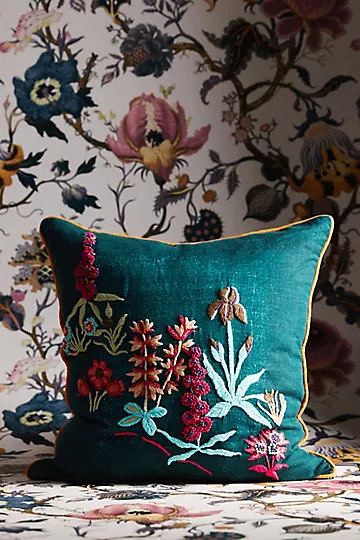 House of Hackney Silk Pillow | Anthropologie (US)
