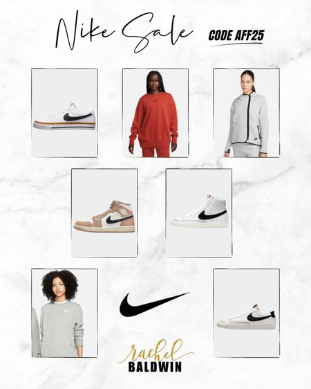 Nike sale alert 🚨👟‼️

Stock up on your seasonal sneaks and workout/ leisure wear! Use code AFF25 to get 25% off your order 😮 

#LTKstyletip #LTKfitness #LTKsalealert