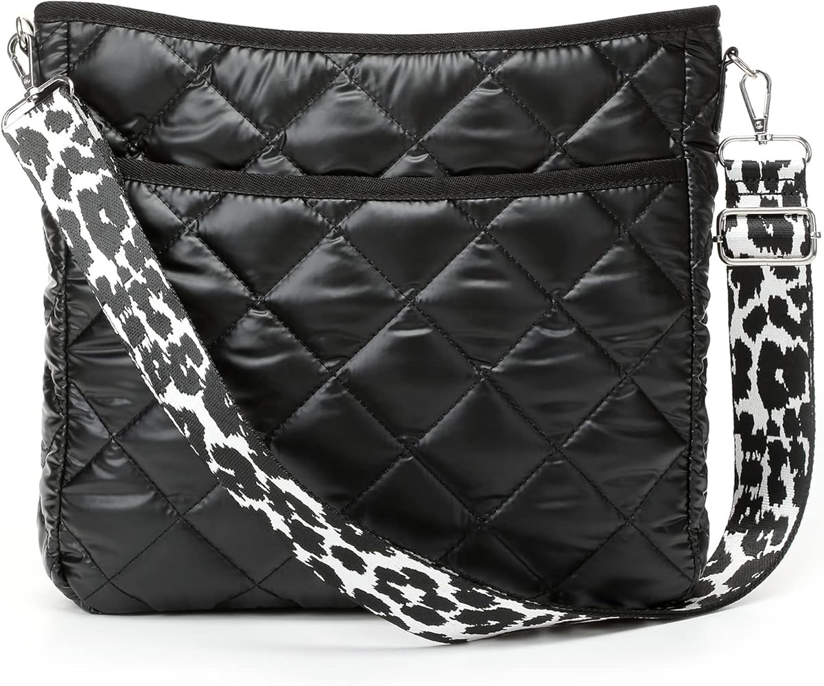 Quilted Crossbody Bags for Women, Unique Pattern Strap Quilted Bag, Crossbody Purses for Women, Q... | Amazon (US)