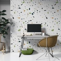 Colorful Terrazzo Removable Wallpaper, Modern Wall Decor | Etsy (US)