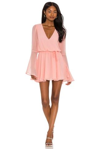 Lovers + Friends Lila Dress in Peach Pink from Revolve.com | Revolve Clothing (Global)