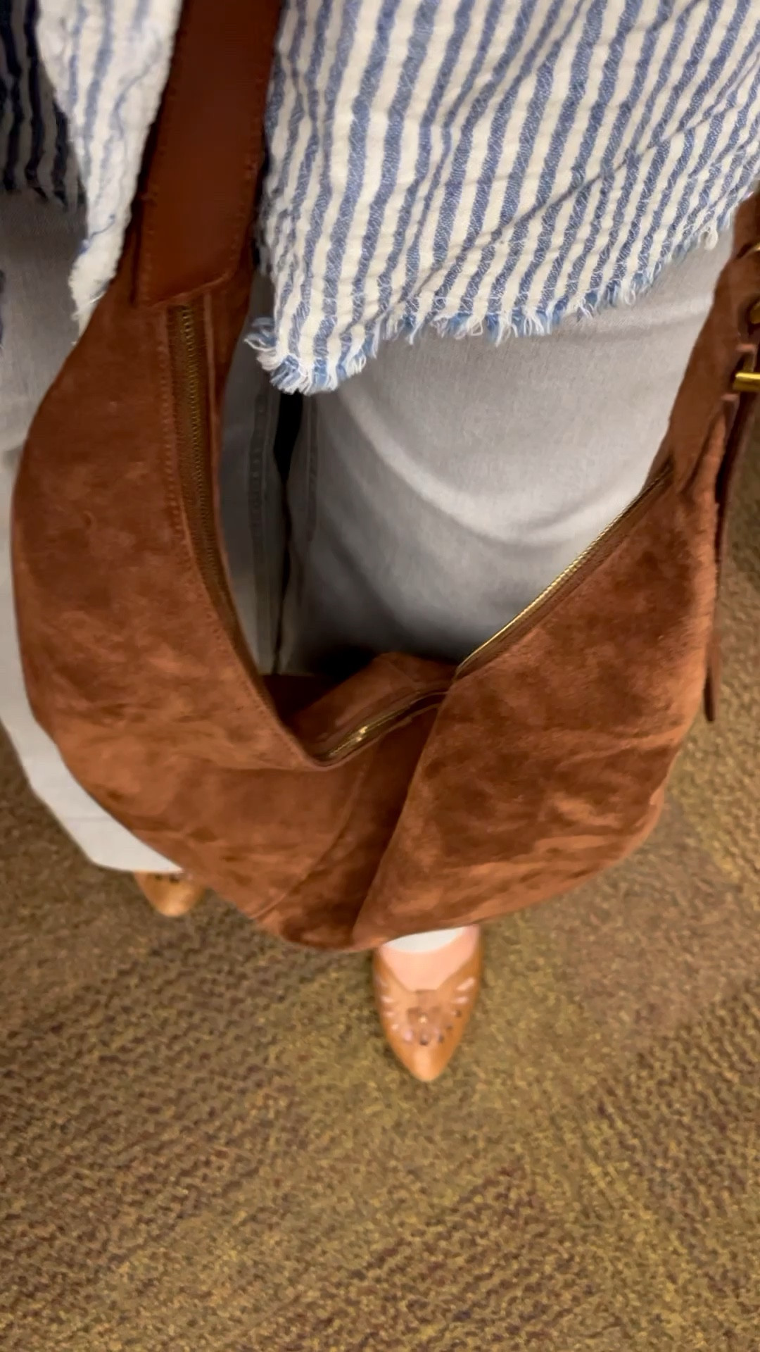 This suede bag is 10/10. 

#LTKSeasonal #LTKStyleTip #LTKItBag