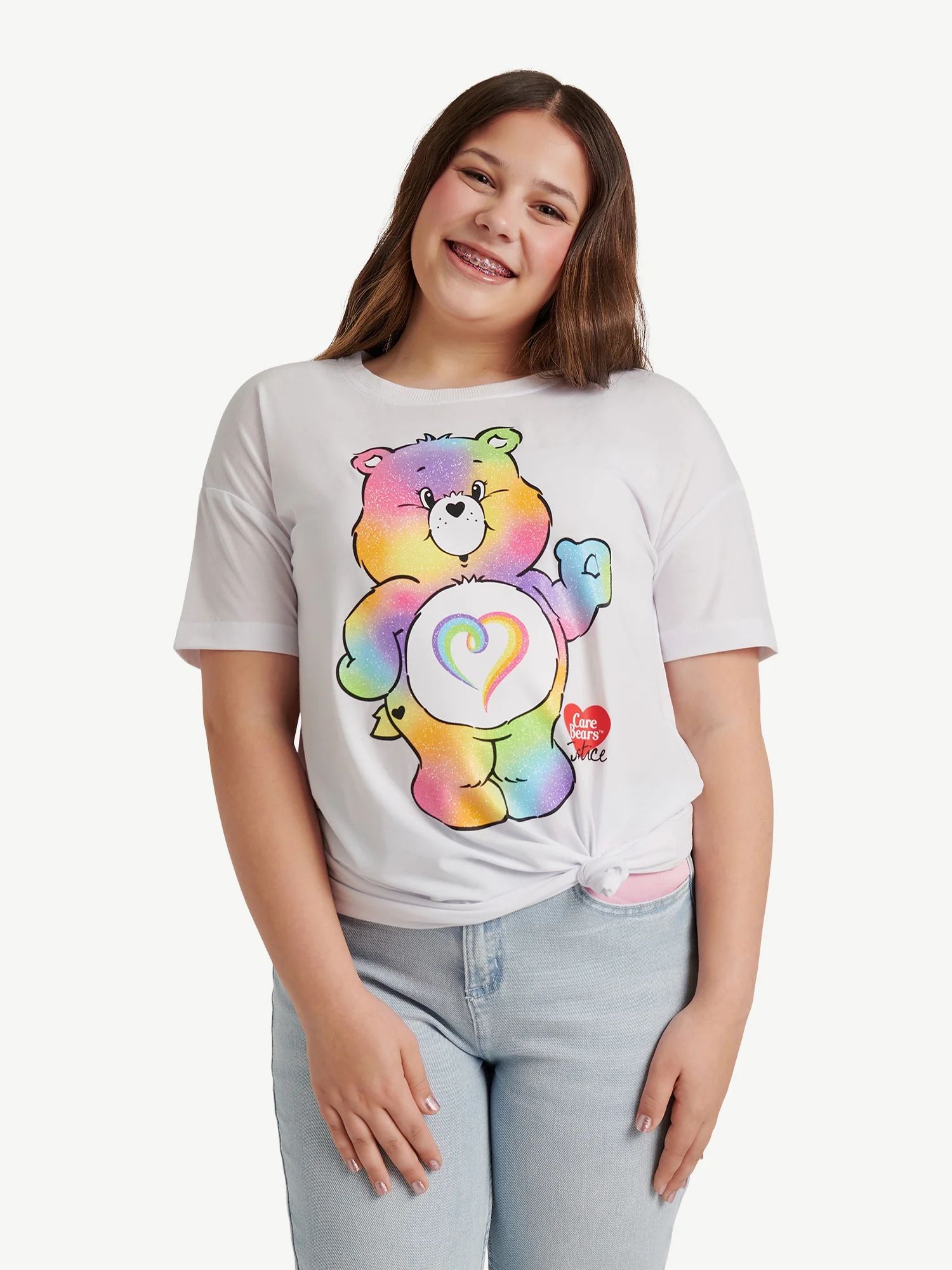 Justice Girls Care Bears T-Shirt, Sizes XS-XL & Plus | Walmart (US)
