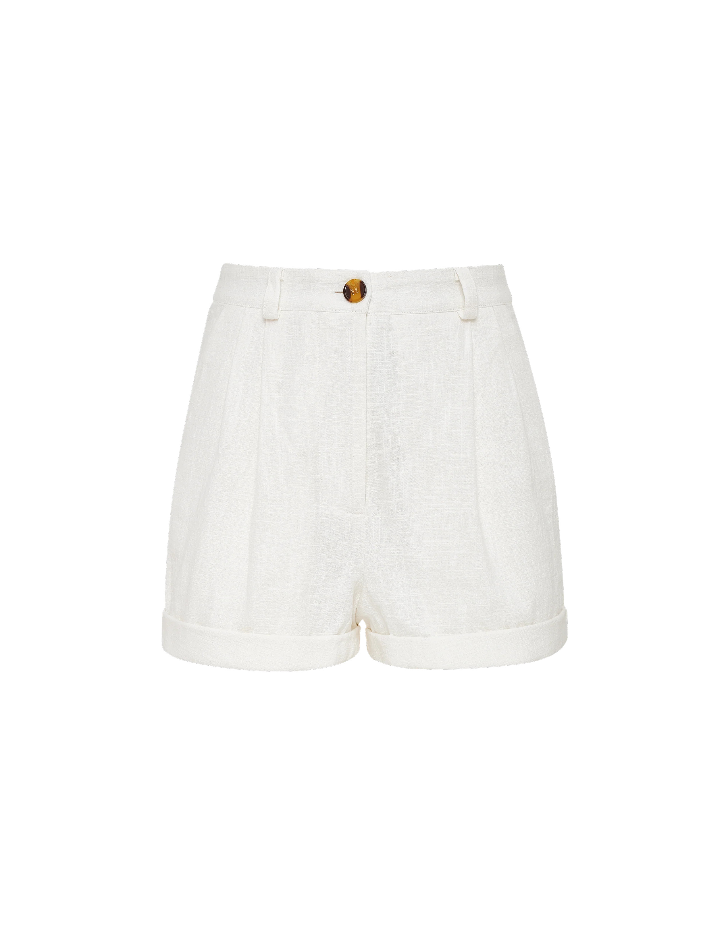 Tidal Short | White Linen | Rumored