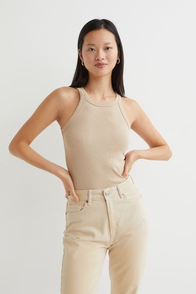 Ribbed Tank Top | H&M (US + CA)