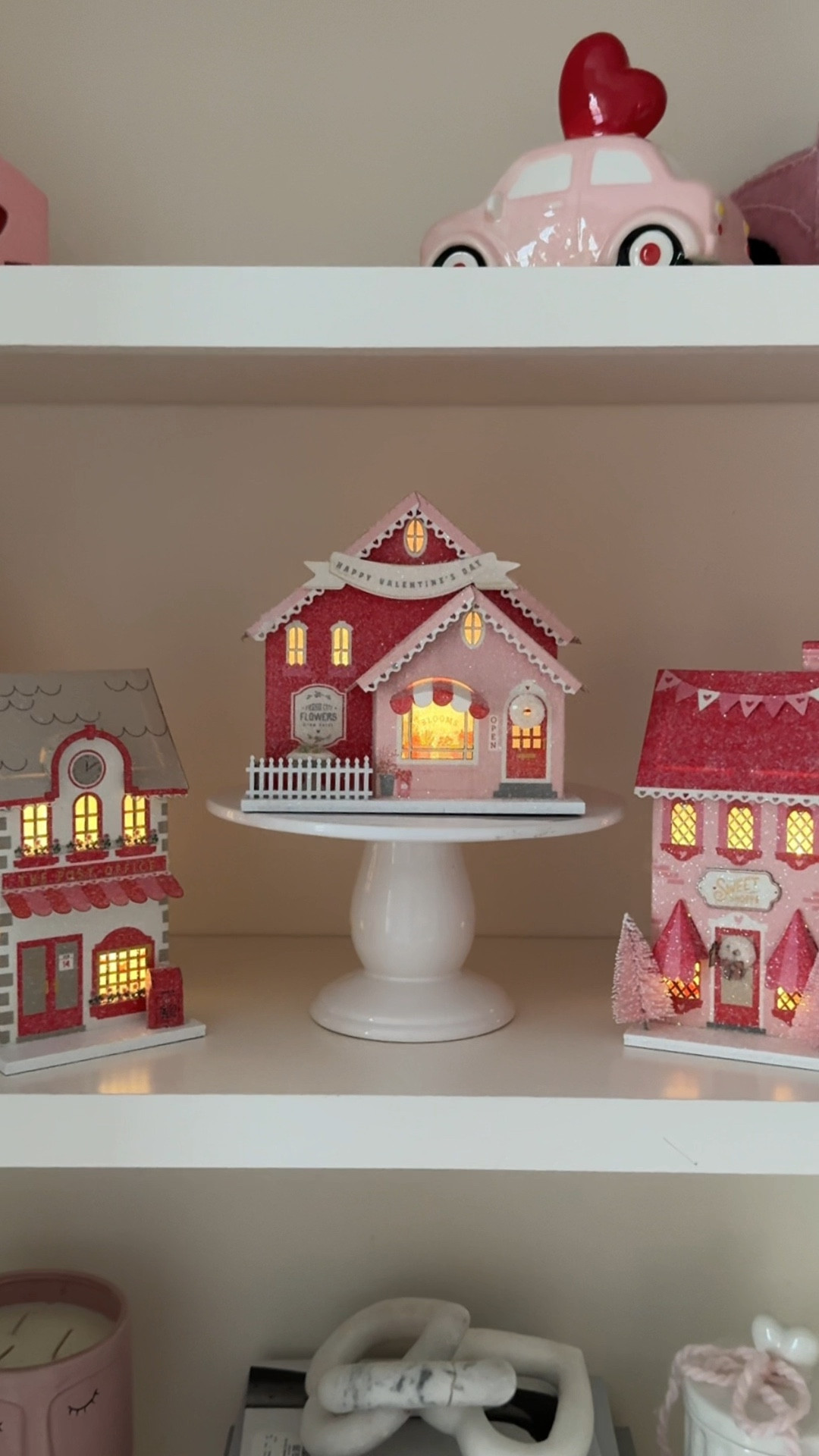 Valentine’s Village, simply adorable 🥰 #vday #vday2026 

#LTKmomlife #LTKSeasonal #LTKHome