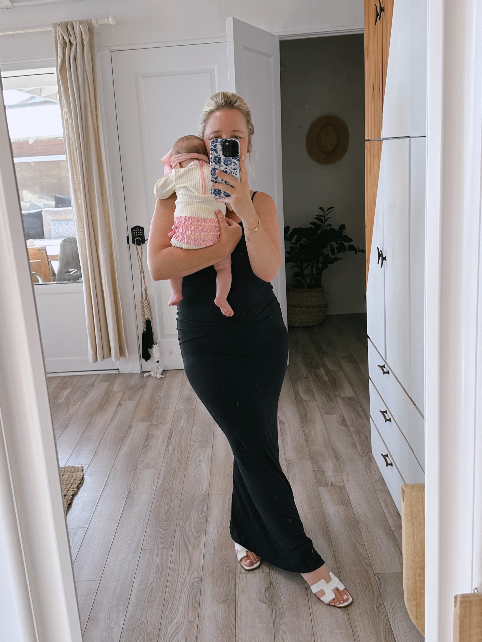 Amazon dress, wore this all throughout my pregnancy. They’re the best!! If not pregnant, then get TTS. I did size up for end of my pregnancy 

Knit dress comes in tons of colors & saw it’s on sale too 

Baby swimsuit & swim hat

#LTKSaleAlert #LTKBump #LTKFindsUnder50