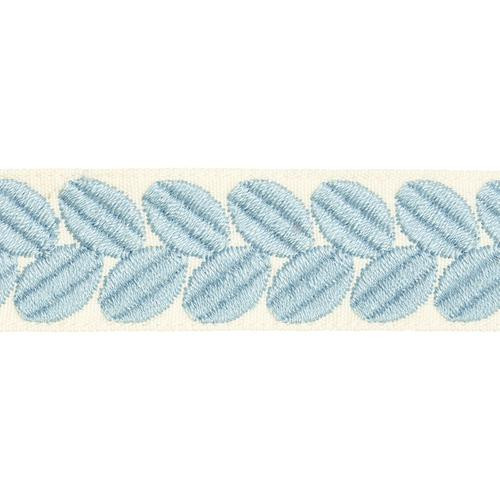 Schumacher Berkeley Tape Narrow Sky Trim | DecoratorsBest | DecoratorsBest