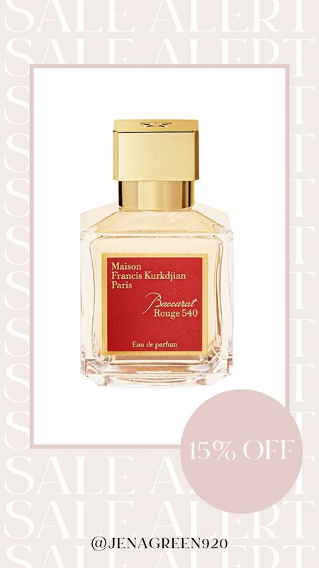 Baccarat Perfume Sale | Gift Idea | Designer Perfume | Saks Fifth Avenue | Sale Alert 

#LTKGiftGuide #LTKsalealert #LTKbeauty