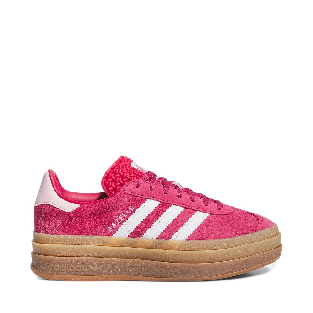 Womens adidas Gazelle Bold Athletic Shoe - Wild Pink / Cloud White / Clear Pink | Journeys