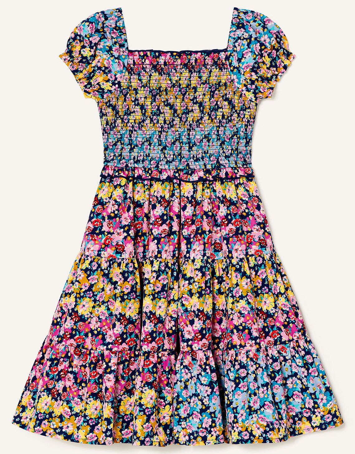 Ditsy Floral Tiered Dress Blue | Monsoon (UK)
