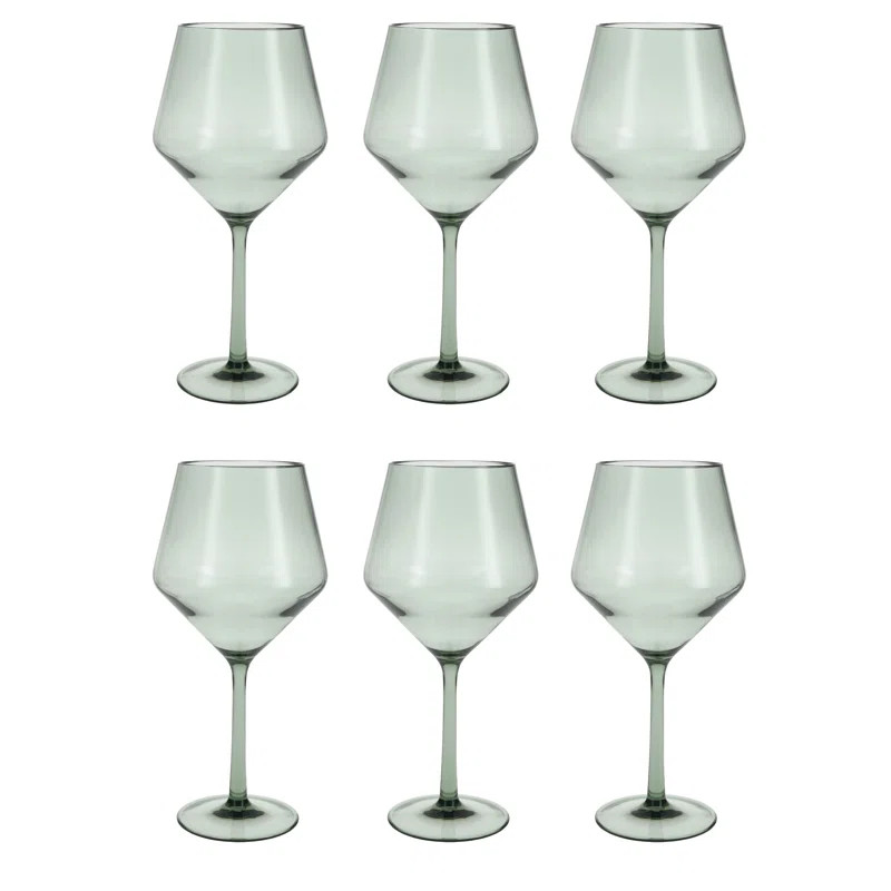 Fortessa Sole Outdoor Shatter Resistant BPA Free Premium Copolyester Plastic Drinkware 6 Pack, Ye... | Wayfair North America