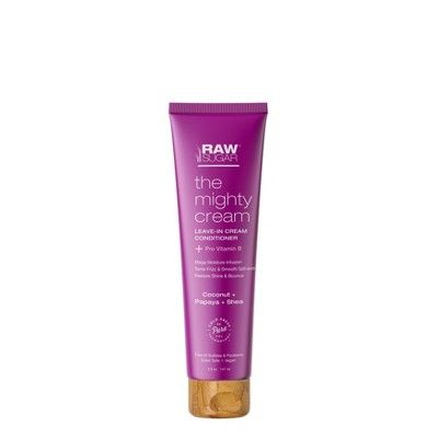 Raw Sugar Mighty Hair Cream Leave-In Conditioner Coconut + Papaya + Shea - 5 fl oz | Target