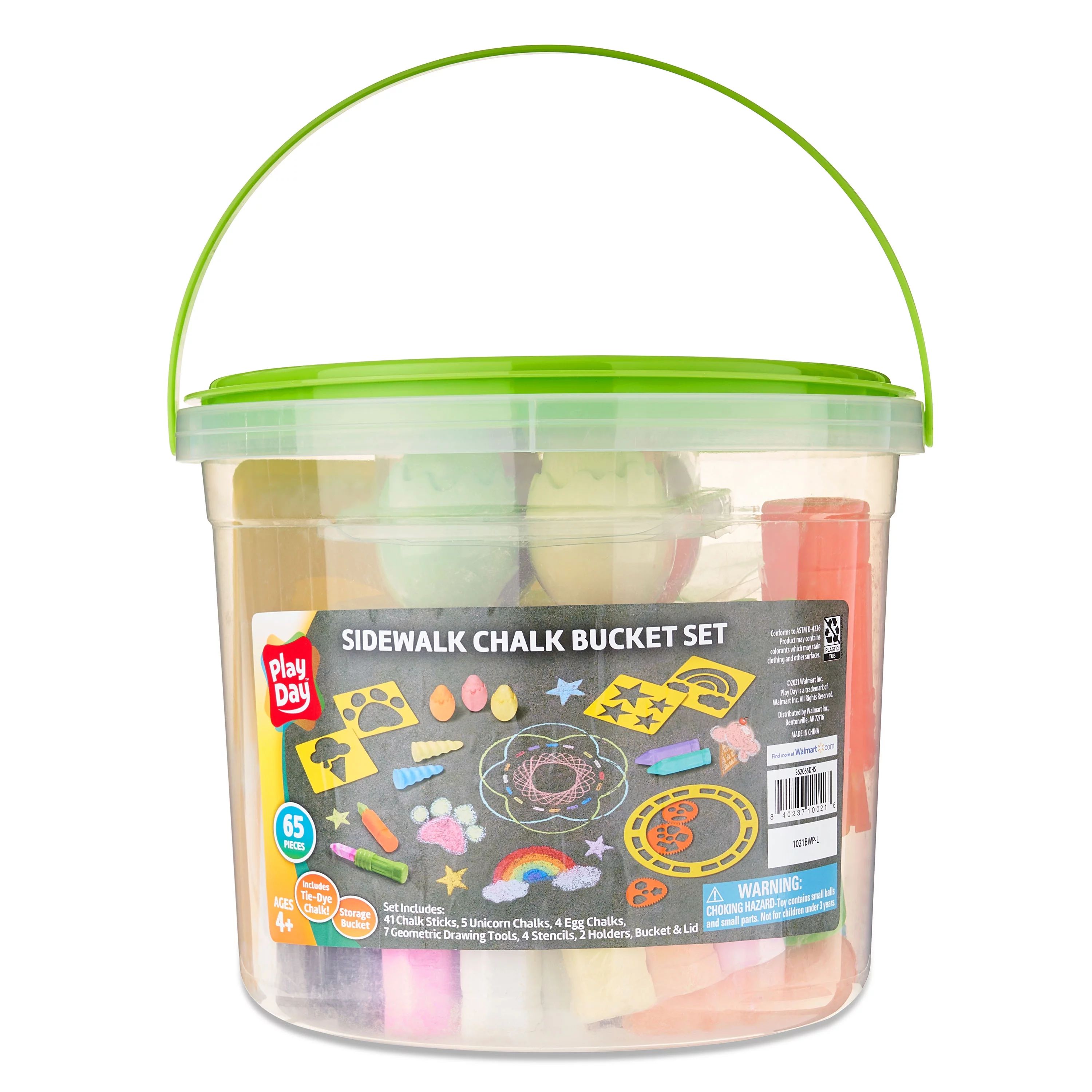 PlayDay 65 CT Chalk Geometric Kit - Walmart.com | Walmart (US)