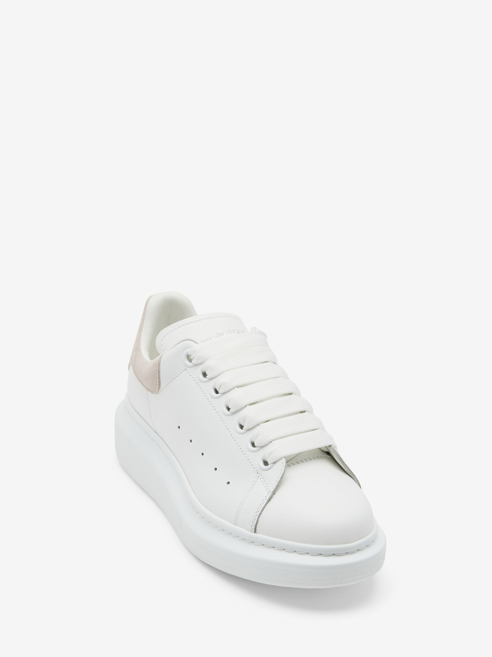 Women's Oversized Sneaker in White/patchouli | Alexander McQueen