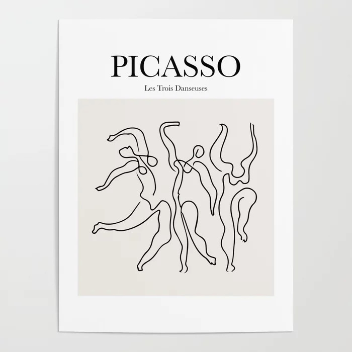 Picasso - Les Trois Danseuses Poster | Society6