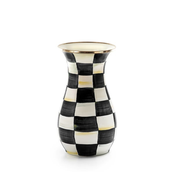 MacKenzie-Childs Courtly Check Tall Vase | MacKenzie-Childs