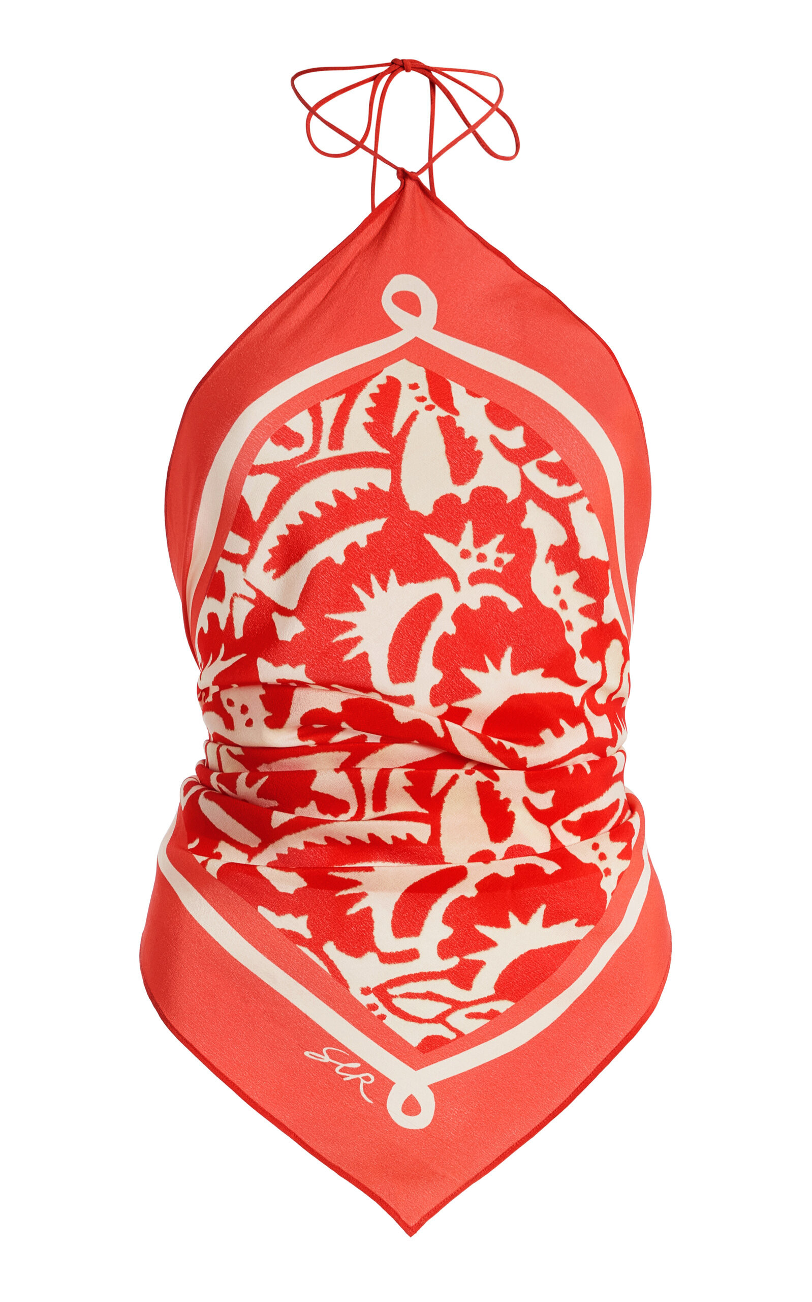 Exclusive Silk Scarf Top | Moda Operandi (Global)