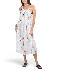 Cotton Eyelet Cover-up Dress | Cover-ups | Marshalls | Marshalls